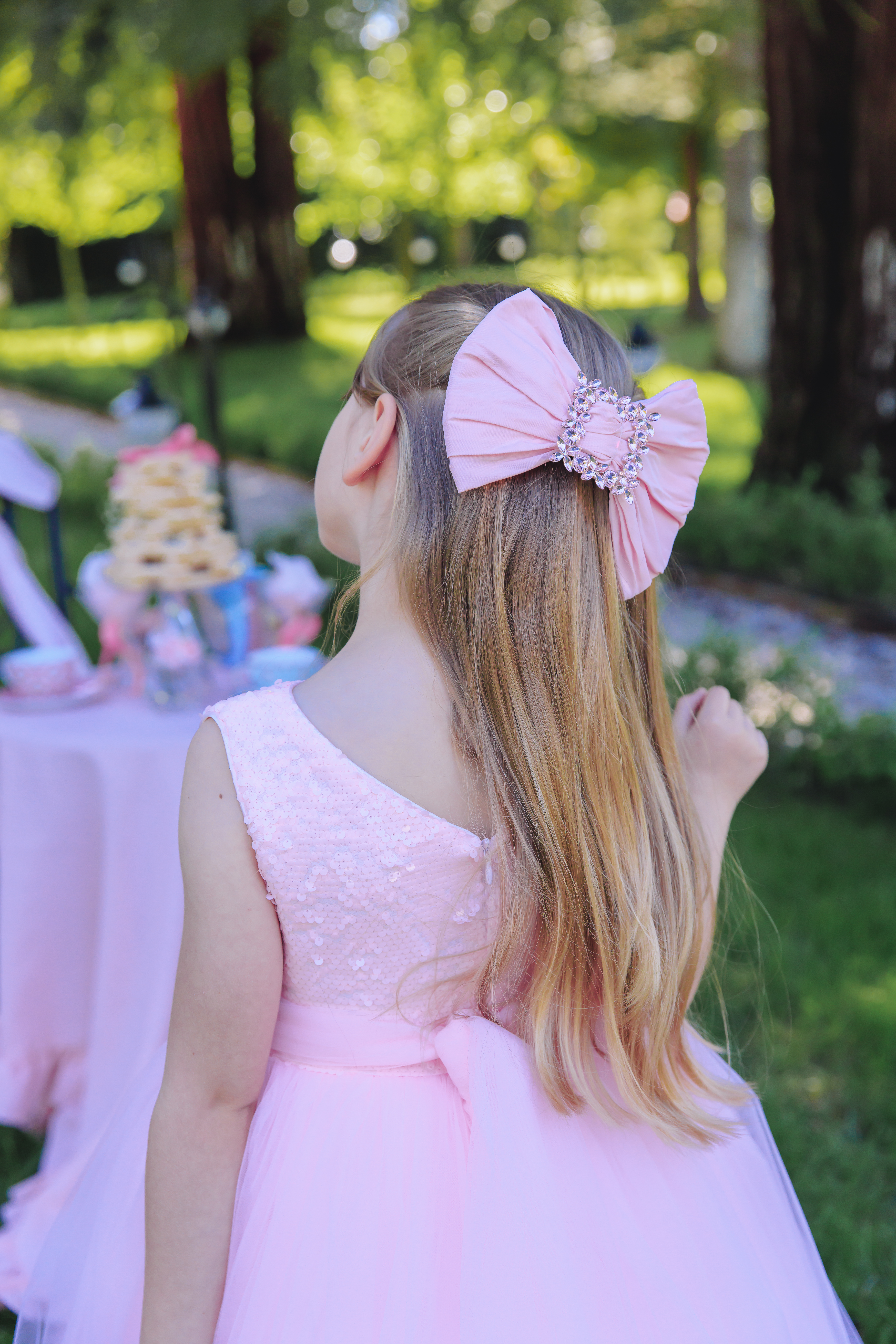 Royal Rose Hair Bow