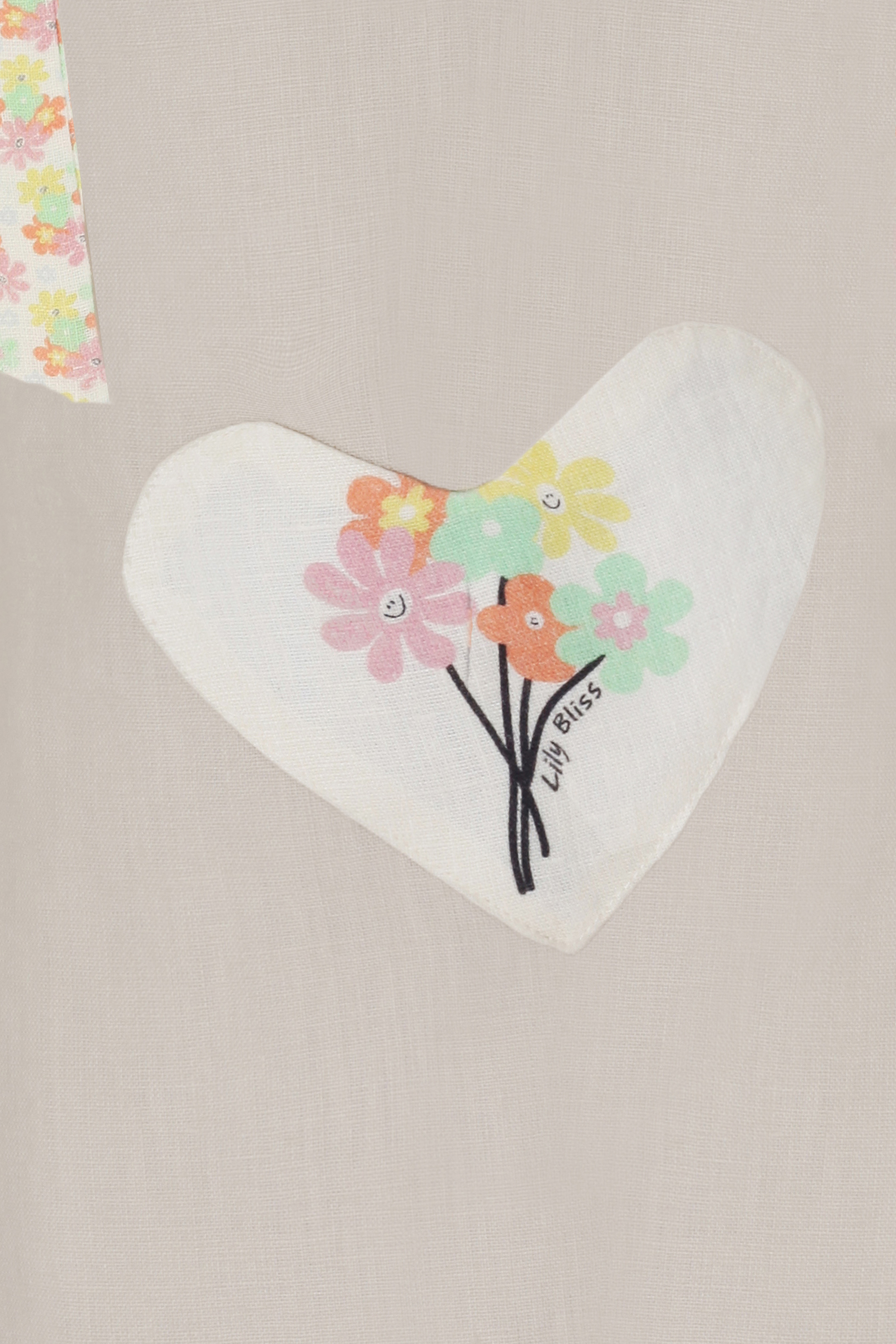 Mischa Floral Keten Elbise